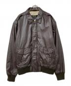AMERICAN BORNアメリカン ボーン）の古着「A-2フライトジャケット」｜ブラウン