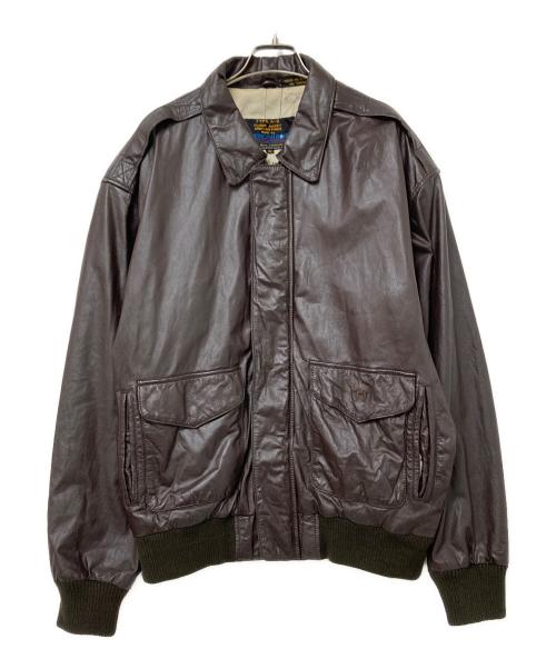 AMERICAN BORN（アメリカン ボーン）AMERICAN BORN (アメリカン ボーン) A-2フライトジャケット ブラウン サイズ:XLの古着・服飾アイテム