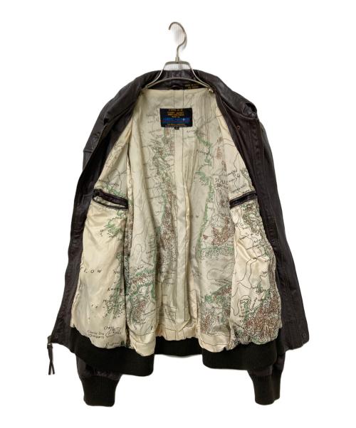 AMERICAN BORN（アメリカン ボーン）AMERICAN BORN (アメリカン ボーン) A-2フライトジャケット ブラウン サイズ:XLの古着・服飾アイテム
