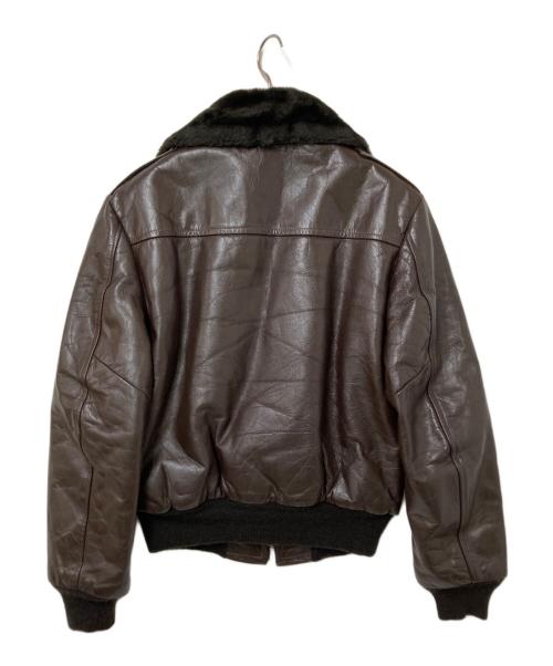DIRECTION（ディレクション）DIRECTION (ディレクション) レザージャケット ブラウン サイズ:40の古着・服飾アイテム