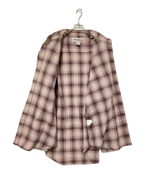 LUCKY STRIKE（ラッキーストライク）LUCKY STRIKE (ラッキーストライク) チェックネルシャツ ベージュ×ブラウン サイズ:LLの古着・服飾アイテム