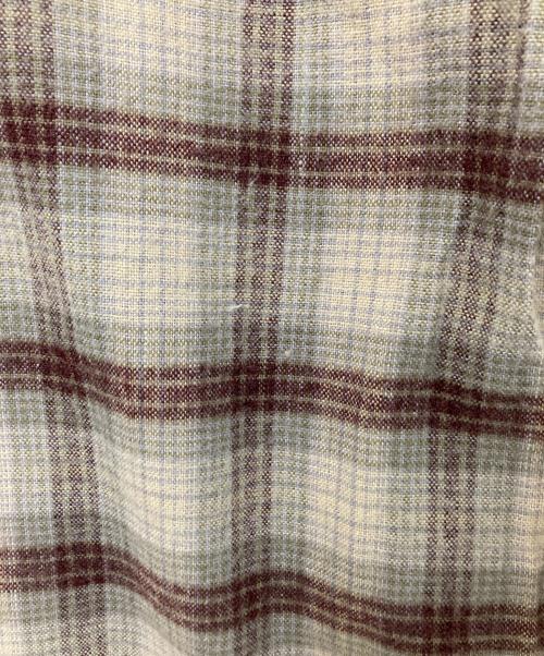 LUCKY STRIKE（ラッキーストライク）LUCKY STRIKE (ラッキーストライク) チェックネルシャツ ベージュ×ブラウン サイズ:LLの古着・服飾アイテム