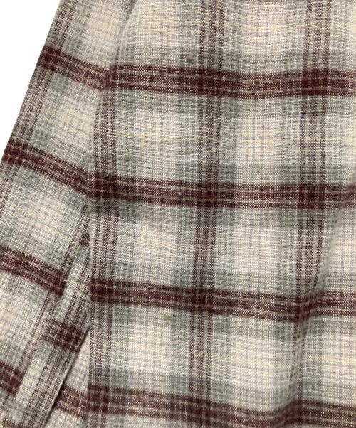 LUCKY STRIKE（ラッキーストライク）LUCKY STRIKE (ラッキーストライク) チェックネルシャツ ベージュ×ブラウン サイズ:LLの古着・服飾アイテム