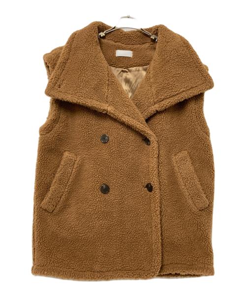 GALLARDA GALANTE（ガリャルダガランテ）GALLARDA GALANTE (ガリャルダガランテ) ボアベスト ブラウン サイズ:Fの古着・服飾アイテム