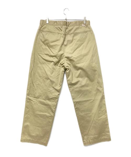 FARAH（ファーラー）FARAH (ファーラー) ツータック ワイドテーパードパンツ カーキ サイズ:34の古着・服飾アイテム