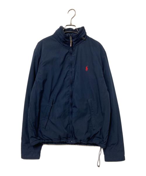 POLO RALPH LAUREN（ポロ・ラルフローレン）POLO RALPH LAUREN (ポロ・ラルフローレン) ジップアップジャケット ネイビー サイズ:Mの古着・服飾アイテム