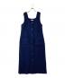 SHIPS any（シップスエニィ）の古着「モール ツイード スクエアネック ワンピース」｜ネイビー