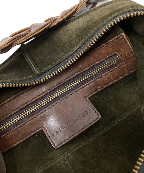 RALPH LAUREN（ラルフローレン）RALPH LAUREN (ラルフローレン) スウェードショルダーバッグ ブラウン サイズ:下記参照の古着・服飾アイテム
