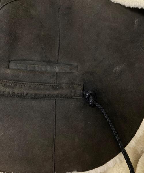 LOEWE（ロエベ）LOEWE (ロエベ) シープスキンムートンジャケット ブラウン サイズ:42の古着・服飾アイテム