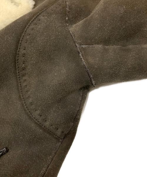 LOEWE（ロエベ）LOEWE (ロエベ) シープスキンムートンジャケット ブラウン サイズ:42の古着・服飾アイテム