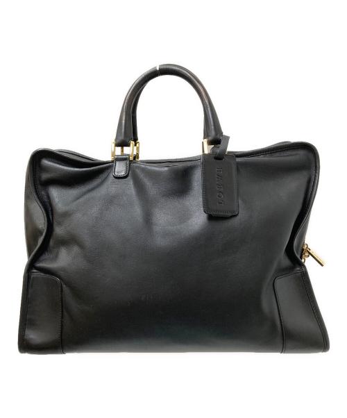 LOEWE（ロエベ）LOEWE (ロエベ) レザーハンドバッグ ブラック サイズ:下記参照の古着・服飾アイテム