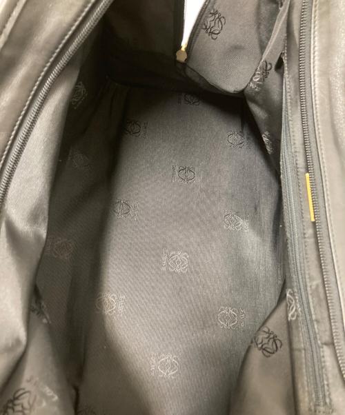 LOEWE（ロエベ）LOEWE (ロエベ) レザーハンドバッグ ブラック サイズ:下記参照の古着・服飾アイテム