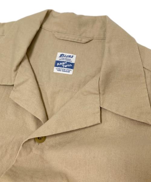 ARMY TWILL（アーミーツイル）ARMY TWILL (アーミーツイル) JOURNAL STANDARD relume (ジャーナルスタンダード レリューム) 別注ユーティリティシャツ ベージュ サイズ:Mの古着・服飾アイテム