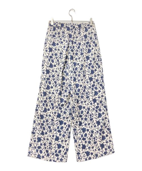 SLOBE IENA（スローブ イエナ）SLOBE IENA (スローブ イエナ) アソートフラワーパンツ ネイビー×アイボリー サイズ:40の古着・服飾アイテム