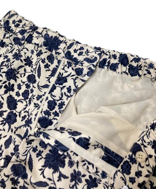 SLOBE IENA（スローブ イエナ）SLOBE IENA (スローブ イエナ) アソートフラワーパンツ ネイビー×アイボリー サイズ:40の古着・服飾アイテム