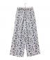 SLOBE IENA (スローブ イエナ) アソートフラワーパンツ ネイビー×アイボリー サイズ:40：4500円