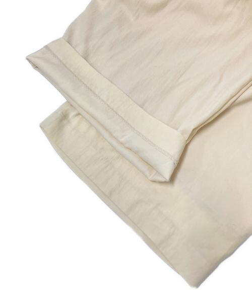 BEAUTY&YOUTH（ビューティーアンドユース）BEAUTY&YOUTH (ビューティーアンドユース) セルロースナイロン インタック パンツ アイボリー サイズ:Lの古着・服飾アイテム