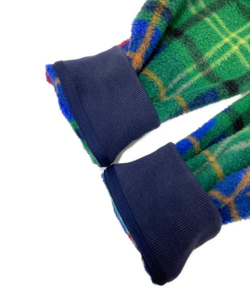 POLO RALPH LAUREN（ポロ・ラルフローレン）POLO RALPH LAUREN (ポロ・ラルフローレン) フリースチェックジャケット グリーン×ブルー サイズ:Mの古着・服飾アイテム