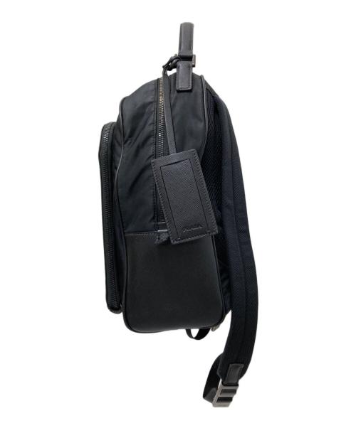 PRADA（プラダ）PRADA (プラダ) ナイロンレザーコンビリュック ブラック サイズ:下記参照の古着・服飾アイテム