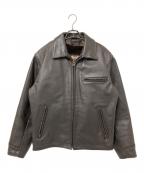 Schottショット）の古着「シングルレザーライダースジャケット」｜ダークブラウン