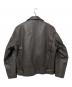 Schott (ショット) シングルレザーライダースジャケット ダークブラウン サイズ:42：36000円