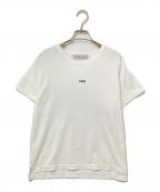 THIRDサード）の古着「フロッキーロゴTシャツ」｜ホワイト