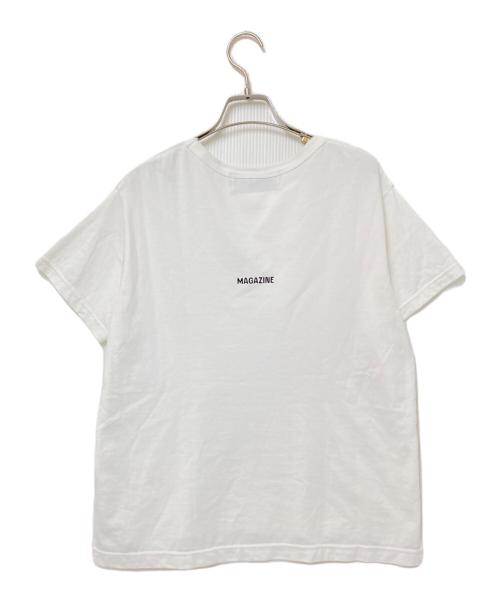 THIRD（サード）THIRD (サード) フロッキーロゴTシャツ ホワイト サイズ:9の古着・服飾アイテム