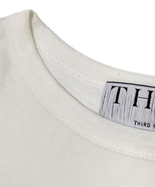 THIRD（サード）THIRD (サード) フロッキーロゴTシャツ ホワイト サイズ:9の古着・服飾アイテム