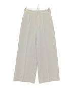 SOEJUソージュ）の古着「ライトクロスクロップドワイドパンツ」｜グレー
