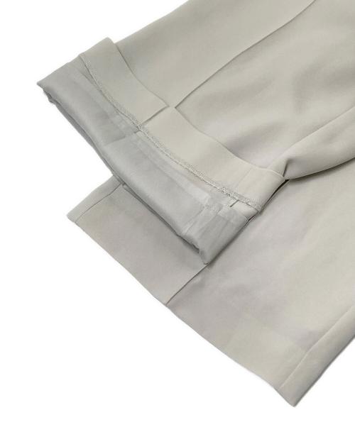 SOEJU（ソージュ）SOEJU (ソージュ) ライトクロスクロップドワイドパンツ グレー サイズ:Mの古着・服飾アイテム