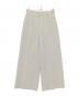 SOEJU（ソージュ）の古着「ライトクロスクロップドワイドパンツ」｜グレー
