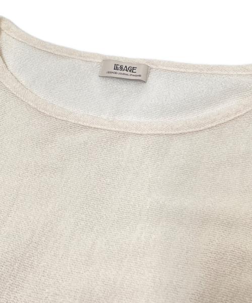 journal standard L'essage（ジャーナルスタンダード レサージュ）journal standard L'essage (ジャーナルスタンダード レサージュ) メッシュTシャツ ベージュ サイズ:下記参照の古着・服飾アイテム