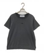 THIRDサード）の古着「フロッキーロゴTシャツ」｜グレー