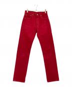 LEVI'Sリーバイス）の古着「501デニムパンツ」｜レッド