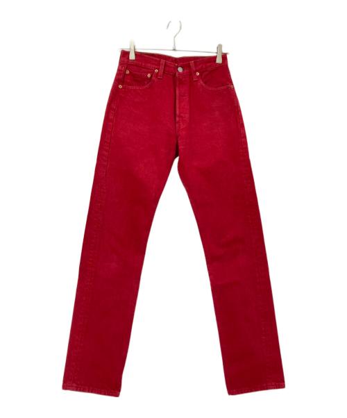 LEVI'S（リーバイス）LEVI'S (リーバイス) 501デニムパンツ レッド サイズ:W27×L32の古着・服飾アイテム