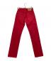 LEVI'S (リーバイス) 501デニムパンツ レッド サイズ:W27×L32：3500円