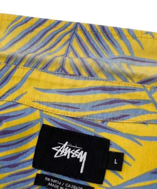 stussy（ステューシー）stussy (ステューシー) アロハシャツ イエロー サイズ:Lの古着・服飾アイテム