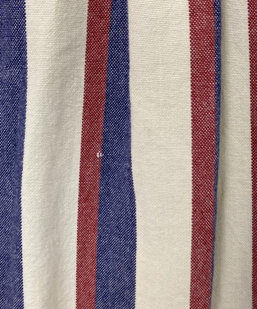 RALPH LAUREN（ラルフローレン）RALPH LAUREN (ラルフローレン) コットンストライプシャツ レッド×アイボリー サイズ:XLの古着・服飾アイテム