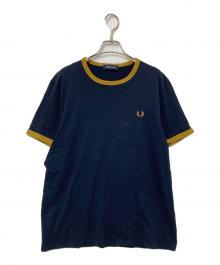 FRED PERRY（フレッドペリー）の古着「Ringer T-Shirt」｜ネイビー