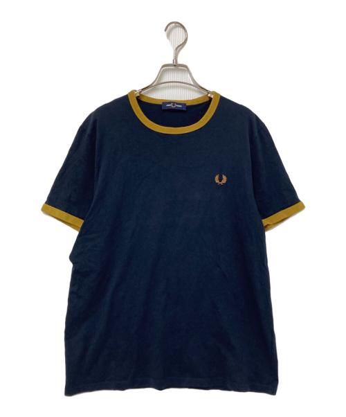 FRED PERRY（フレッドペリー）FRED PERRY (フレッドペリー) Ringer T-Shirt ネイビー サイズ:Lの古着・服飾アイテム