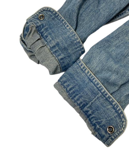 HARLEY-DAVIDSON（ハーレーダビッドソン）HARLEY-DAVIDSON (ハーレーダビッドソン) バックプリントデニムシャツ インディゴ サイズ:Lの古着・服飾アイテム