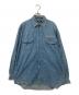 HARLEY-DAVIDSON（ハーレーダビッドソン）の古着「バックプリントデニムシャツ」｜インディゴ