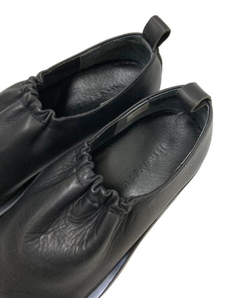 ALFASPIN（アルファスピン）ALFASPIN (アルファスピン) スリッポン ブラック サイズ:SSの古着・服飾アイテム