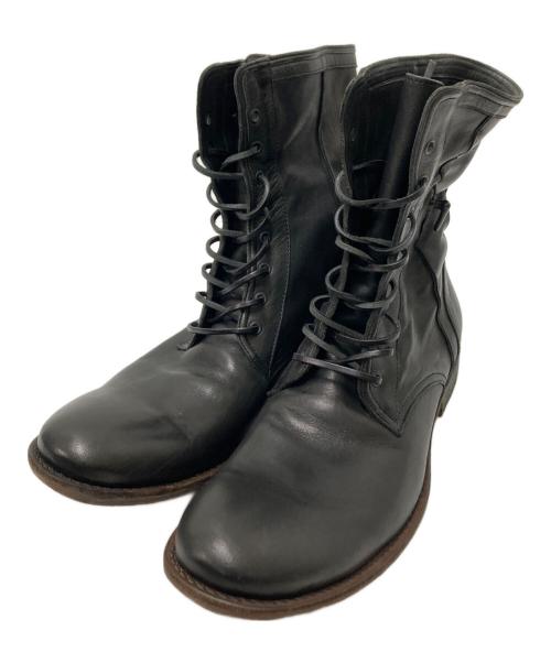 Y's（ワイズ）Y's (ワイズ) レースアップブーツ ブラック サイズ:28の古着・服飾アイテム