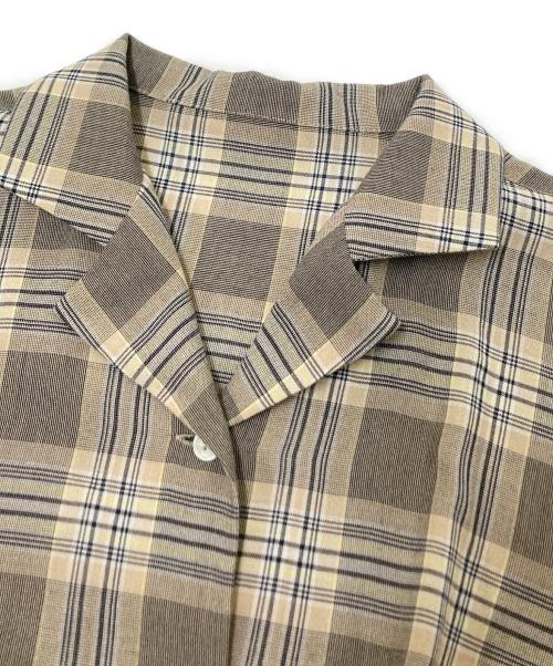 MACKINTOSH PHILOSOPHY（マッキントッシュ フィロソフィー）MACKINTOSH PHILOSOPHY (マッキントッシュ フィロソフィー) チェックワンピース ベージュ サイズ:36の古着・服飾アイテム