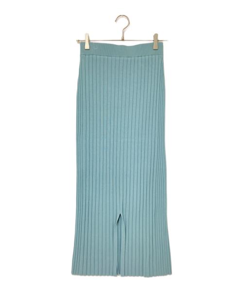 KUMIKYOKU（クミキョク）KUMIKYOKU (クミキョク) ニットセットアップ グリーン サイズ:Fの古着・服飾アイテム