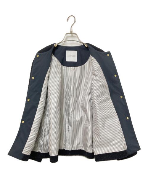 MACKINTOSH PHILOSOPHY（マッキントッシュ フィロソフィー）MACKINTOSH PHILOSOPHY (マッキントッシュ フィロソフィー) ノーカラージャケット ブラック サイズ:36の古着・服飾アイテム