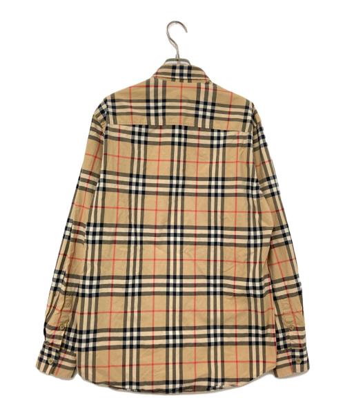 BURBERRY LONDON（バーバリーロンドン）BURBERRY LONDON (バーバリーロンドン) ノバチェックシャツ ベージュ サイズ:Sの古着・服飾アイテム