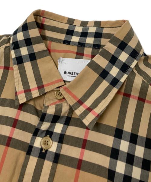 BURBERRY LONDON（バーバリーロンドン）BURBERRY LONDON (バーバリーロンドン) ノバチェックシャツ ベージュ サイズ:Sの古着・服飾アイテム