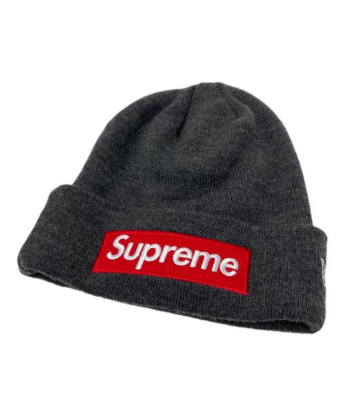 SUPREME（シュプリーム）SUPREME (シュプリーム) New Era (ニューエラ) ニット帽 グレー サイズ:下記参照の古着・服飾アイテム